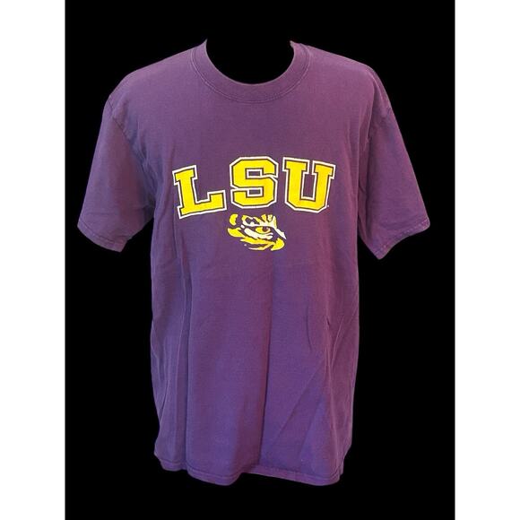 LSU Tigers Russell Athletic T Shirt Adult Size Medium LSU Football Basketball - Picture 1 of 6